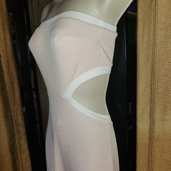 Princess Polly Strapless Cream Dress - Picture 5 of 6